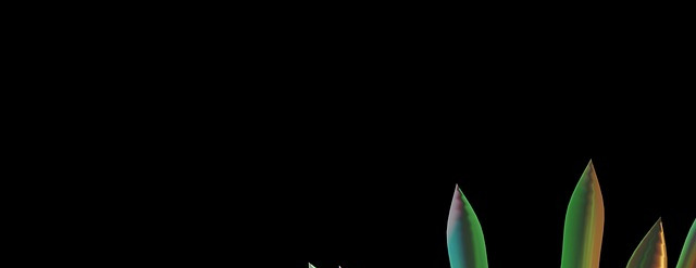 abstract gradient 3d shapes